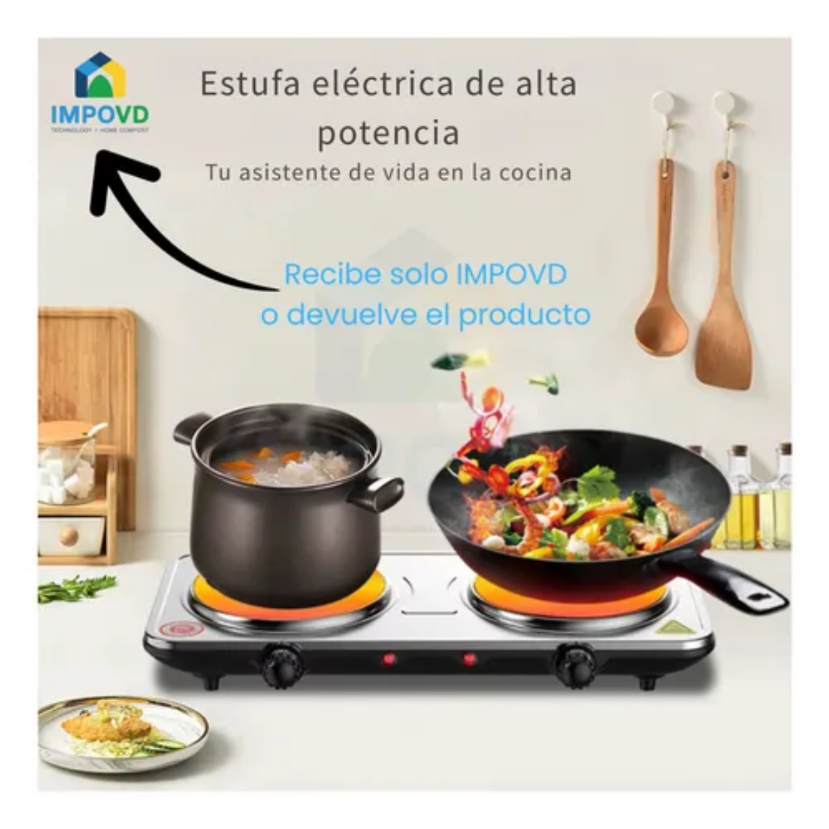 Estufa Eléctrica Sokany 5102